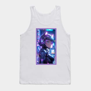 Anime Cat Girl | Quality Anime Artwork | Manga Anime Art Tank Top